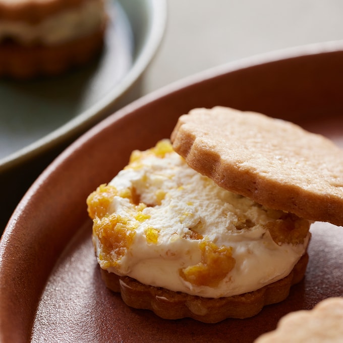 みかんスプレッドのバターサンド